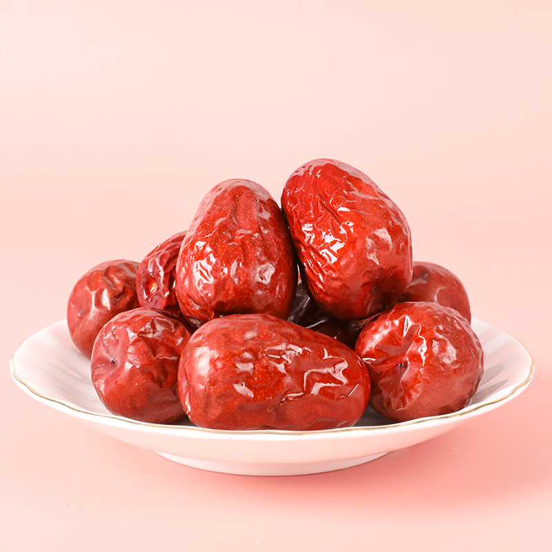 燕之坊 新疆和田大枣400g/袋*2袋 大漠玛 瑙红枣 山珍南北干货 核小皮薄营养丰富