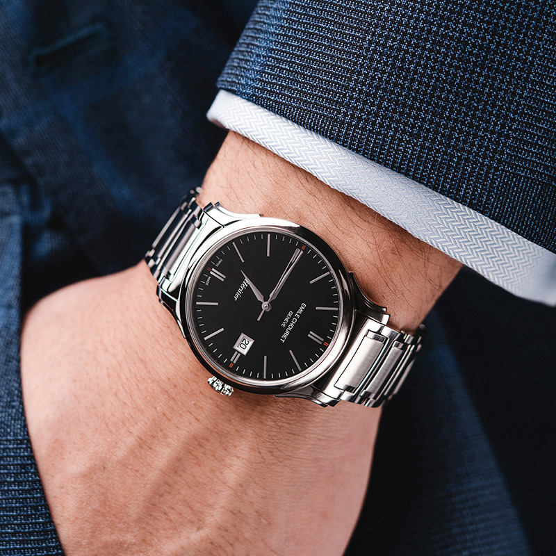 （Emile Chouriet）瑞士艾米龙表传承系列男士机械表08.1128.G.6.2.58.6高清大图