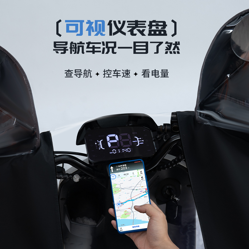 正雨雨衣电动电瓶车女款高级单人长款全身防暴雨新款加厚加大专用雨披高清大图