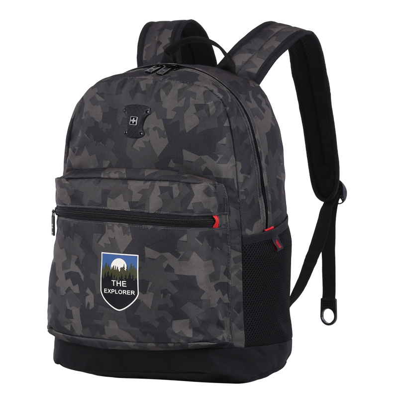 SUISSEWIN男士双肩包商务休闲多隔层防泼水背包潮流简约大容量通勤电脑包SN17810高清大图