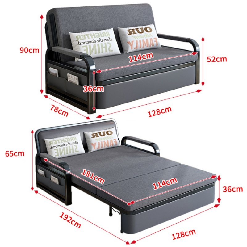 豫龙都沙发床128cm张高清大图
