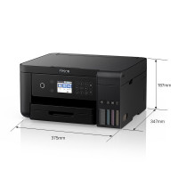 爱普生(EPSON) L6168 墨仓式打印机 自动双面办公家用彩色喷墨一体机 连供 打印 复印 扫描 标准配置