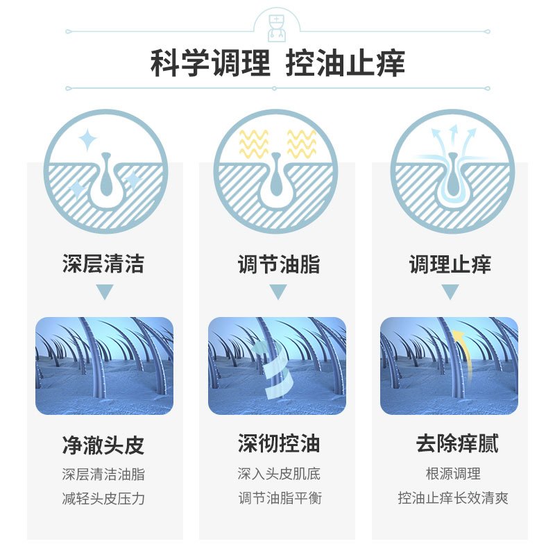 云南白药养元青洗发水 洗护套装洗发乳控油止痒型210ml洗发水+65ml头皮护理液洗发露洗头膏男女可用 送品包装随机发