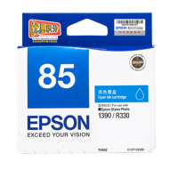 爱普生(Epson)T0852原装墨盒 适用1390 R330打印机墨盒 青色T1222