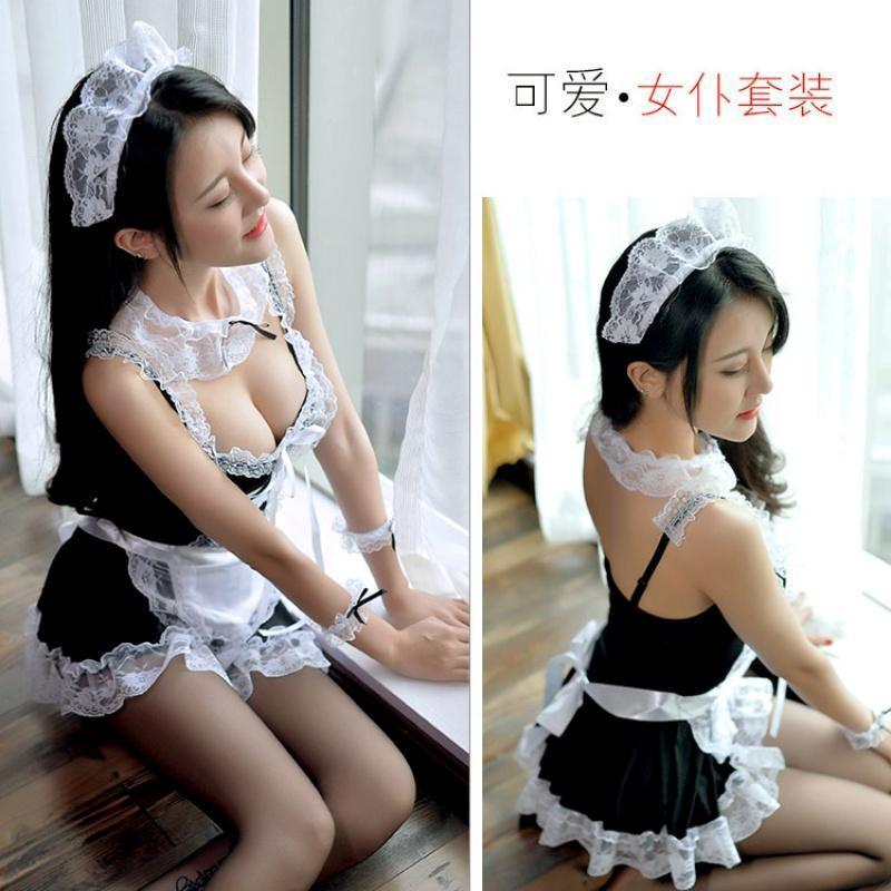 性感情趣内衣女仆成人角趣用品可爱制服极度诱惑sm骚激情套装