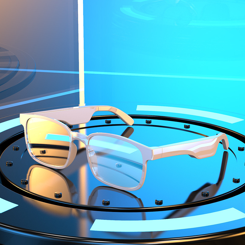 新款触摸音频 5.0蓝牙眼镜可通话畅听音乐智能蓝牙眼镜音箱 白色