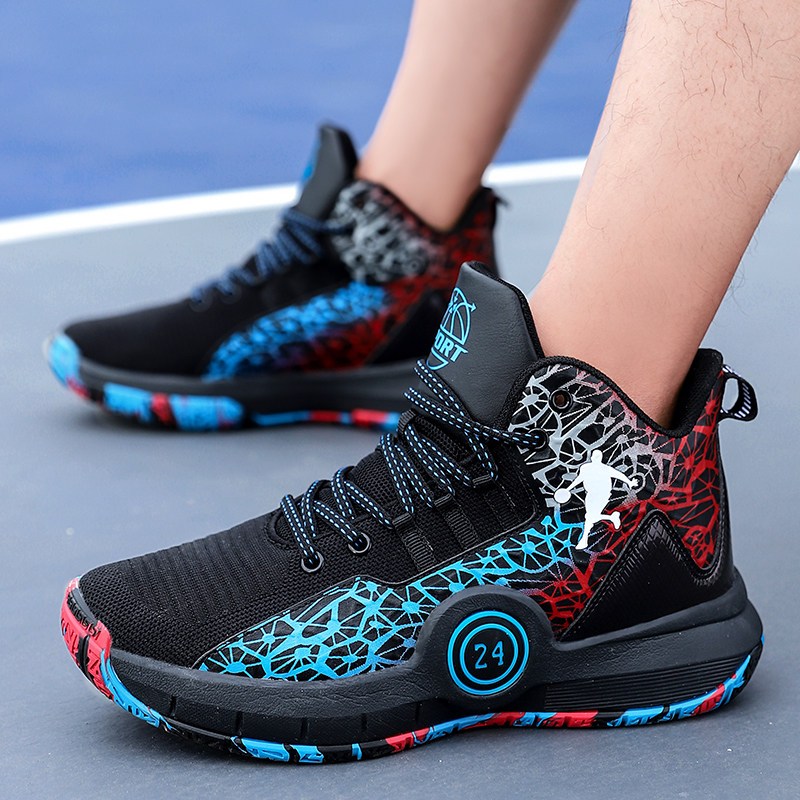 邦塞斯(bangsaisi)篮球鞋 邦塞斯 夏季防滑耐磨一号透气篮球鞋男高帮