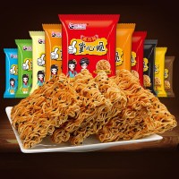 派力特干脆面整箱45袋装(约900g)掌心脆干吃点心面混装零食方便面批发