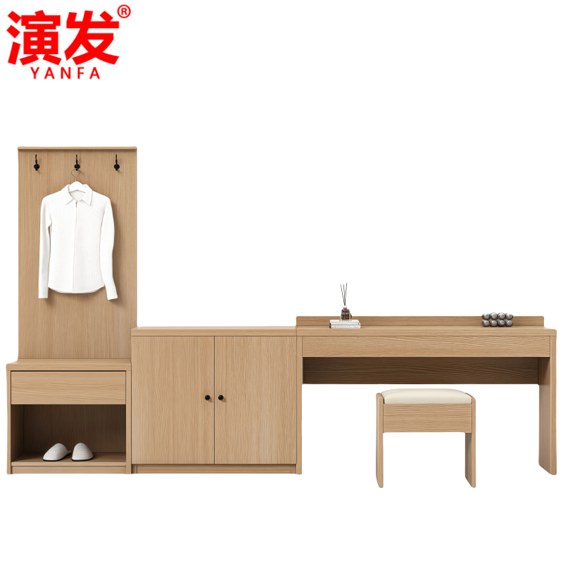 演发 写字桌组合柜D2套
