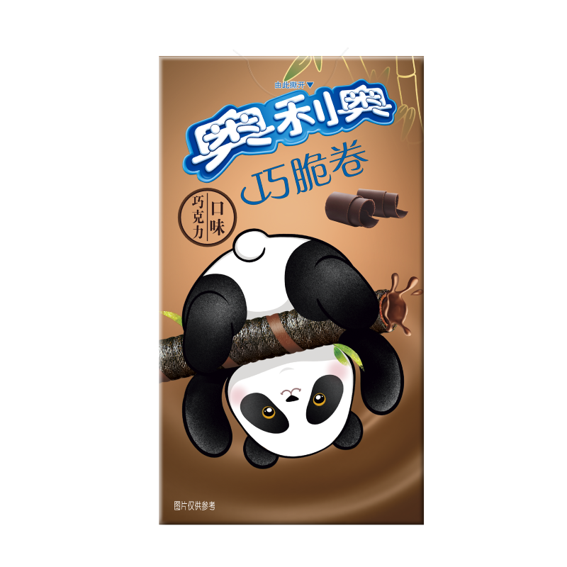 奥利奥oreo饼干零食巧脆卷巧克力口味55g新旧包装随机发货