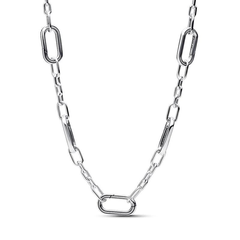 Pandora女式简约银链项链厘米轻盈舒适高质饰品