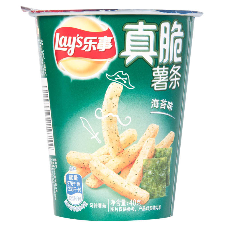 乐事真脆薯条海苔味40g