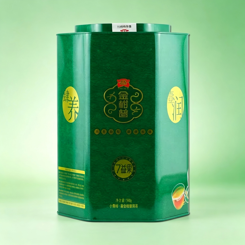 大益 金柑普-小青柑-普洱茶(7益果500g)500g/罐高清大图
