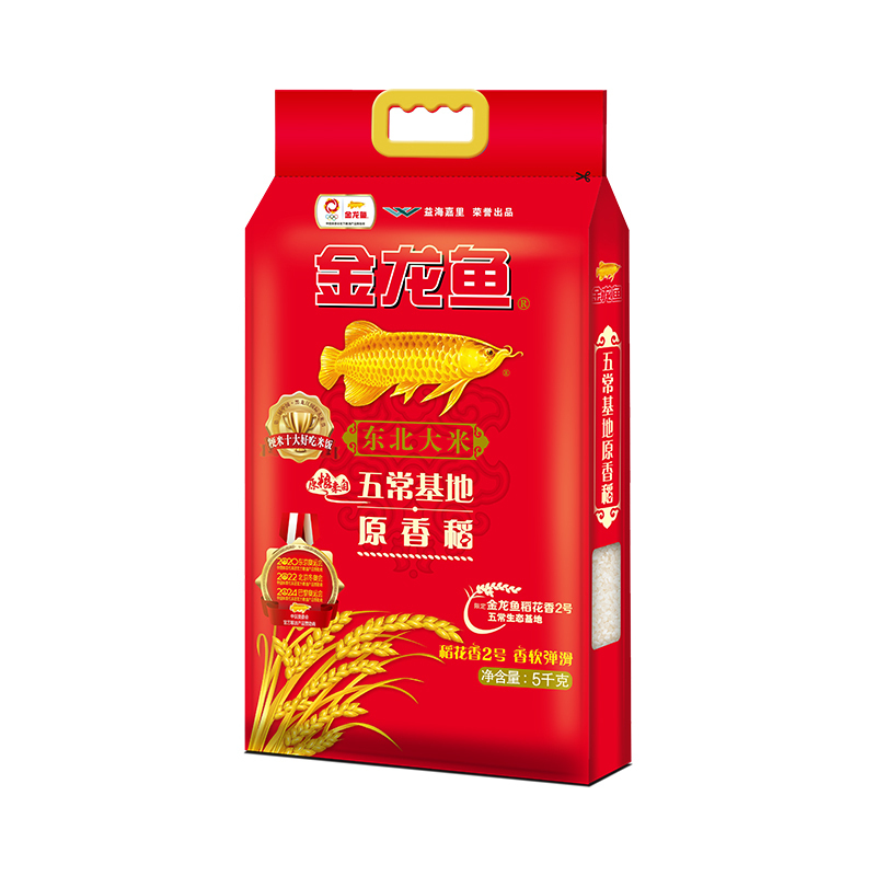 金龙鱼 原香稻米 东北大米 稻花香2号 5KG袋装高清大图