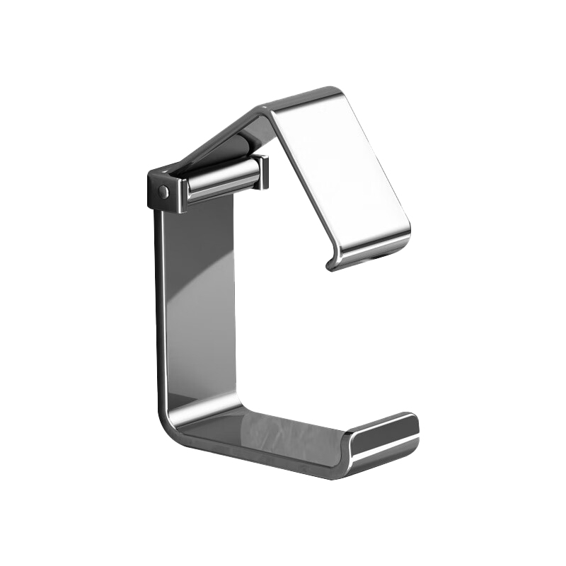 谋福 脸盆挂钩 免打孔浴室壁置物架(镜面可折叠不锈钢脸盆架x1免打孔)*/个