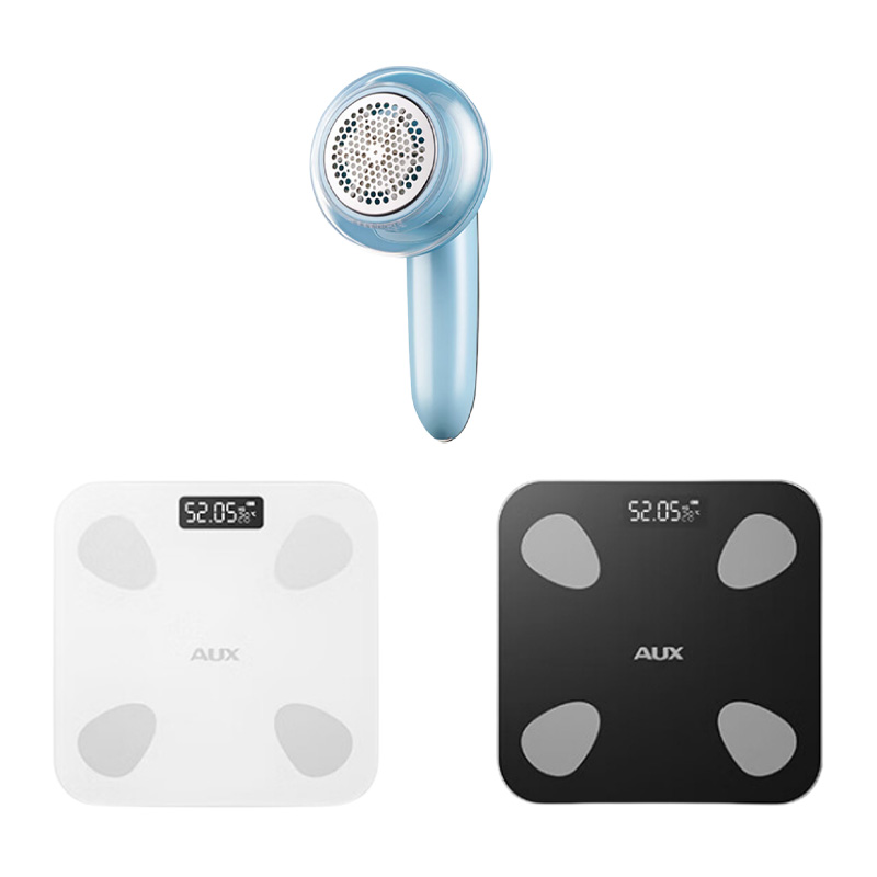 奥克斯体脂秤ACC-3001W1M+志高毛球修剪器蓝色YZ-118B