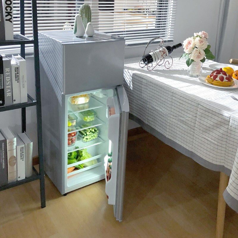 家用小冰箱冷藏冷冻双门小型节能租房用宿舍电冰箱42/58升|42A118D双门银色-省电款