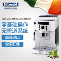 德龙（DeLonghi）ECAM22.110全自动咖啡机 原装进口豆粉两用 研磨一体奶泡拉花家用办公室美式意式浓缩