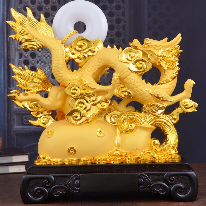 家柏饰(CORATED)龙马精神祥龙摆件马到成功办公室客厅酒柜装饰福字平安扣开业礼品高清大图