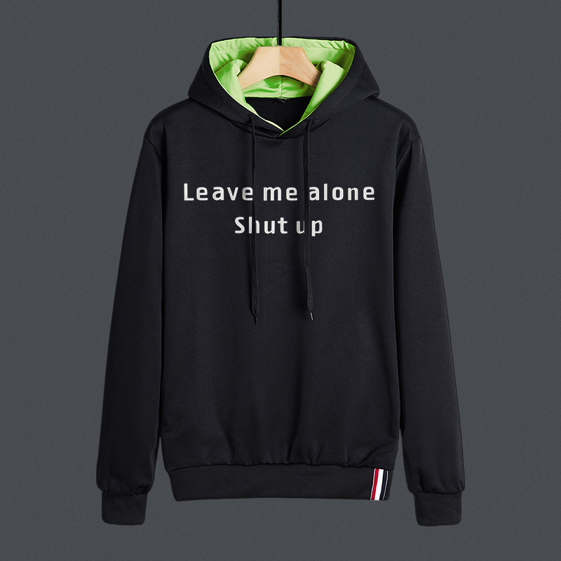 冬季男士卫衣加绒加厚打底衫保暖衣服长袖青少年上衣胖子连帽L208