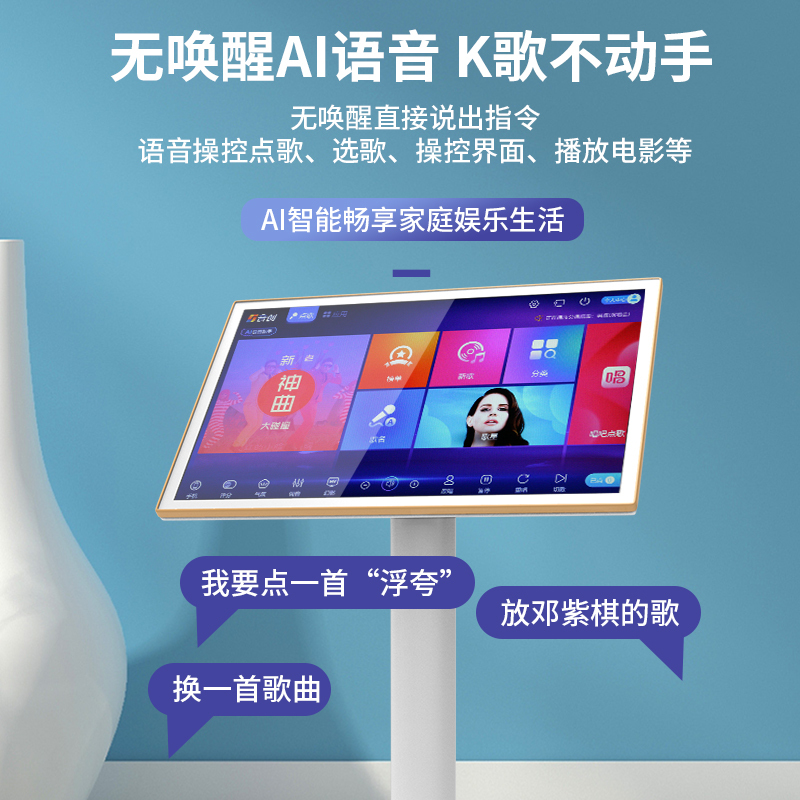 新科Q9家庭KTV一体机家用卡拉ok分体点歌机智能语音点歌机
