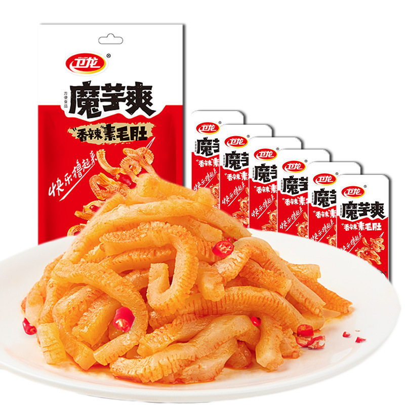 x卫龙辣条魔芋爽 50g 风吃海带豆干香辣味酸辣味 魔芋爽[校1]高清大图