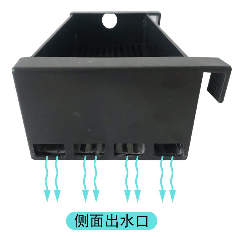 鱼缸带挂钩款上过滤过滤盒顶部过滤器可挂式上置顶滤滴流盒上滤图片