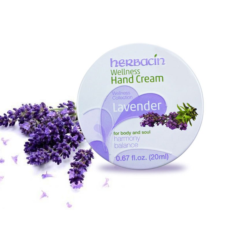 贺本清(Herbacin) 德国小甘菊薰衣草护手霜舒缓修护20ml 1个装