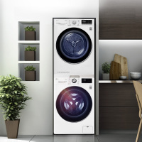 LG FCV13G4W+RH10V9AV4W 洗烘套装组合全自动直驱变频13公斤滚筒洗衣机 10公斤热泵式烘干机干衣机