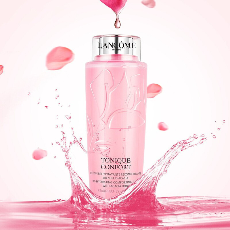 兰蔻 (LANCOME)大粉水玫瑰露清滢柔肤粉水爽肤水 400ml 保湿补水