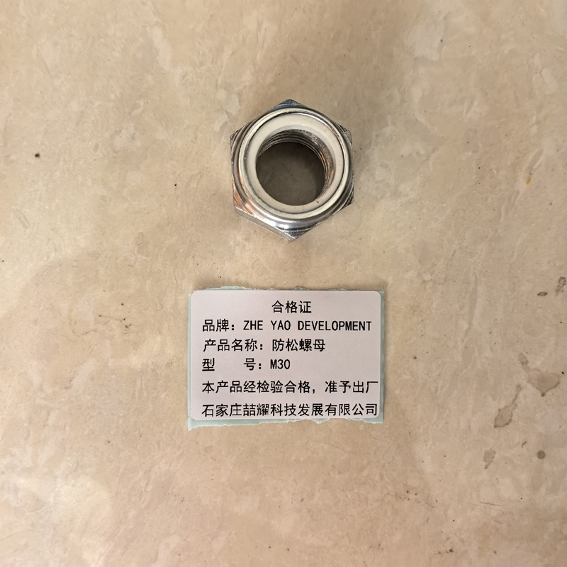 ZHE YAO DEVELOPMENT 防松螺母 M30 个高清大图