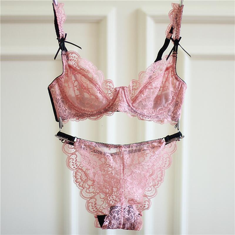 内衣文胸罩c薄蕾丝刺绣透明少宫廷夏