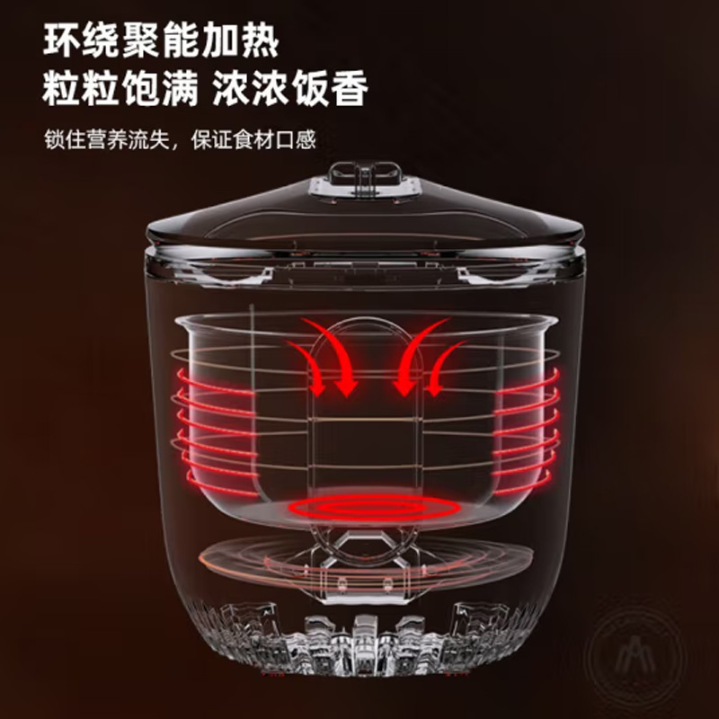 迈卡罗(Macaiiroos) 迷你电饭煲 MC-FB128 1.2L高清大图
