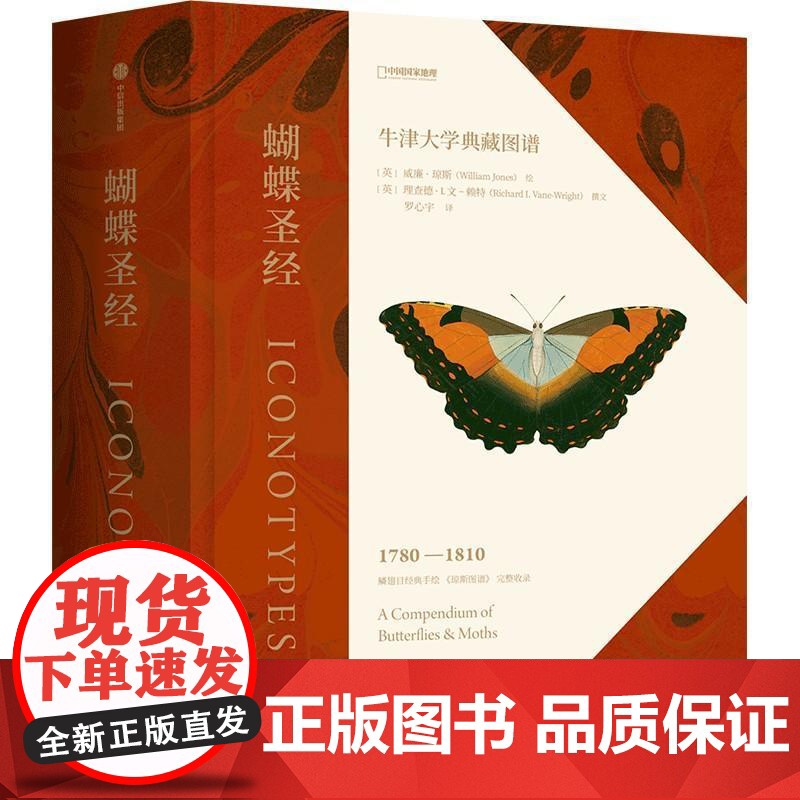 蝴蝶圣经 牛津大学典藏图谱 理查德文赖特等著 牛津大学自然史博物馆典藏图谱 涵盖1600幅画作856个物种 中信正版高清大图