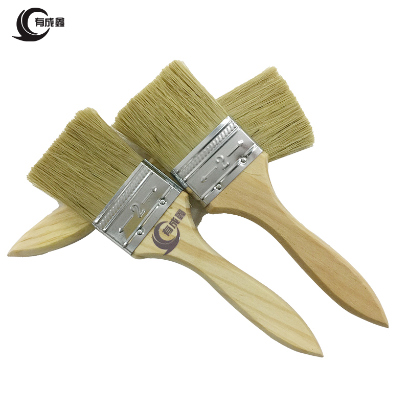 有成鑫 猪毛刷子直柄刷 2寸 把高清大图