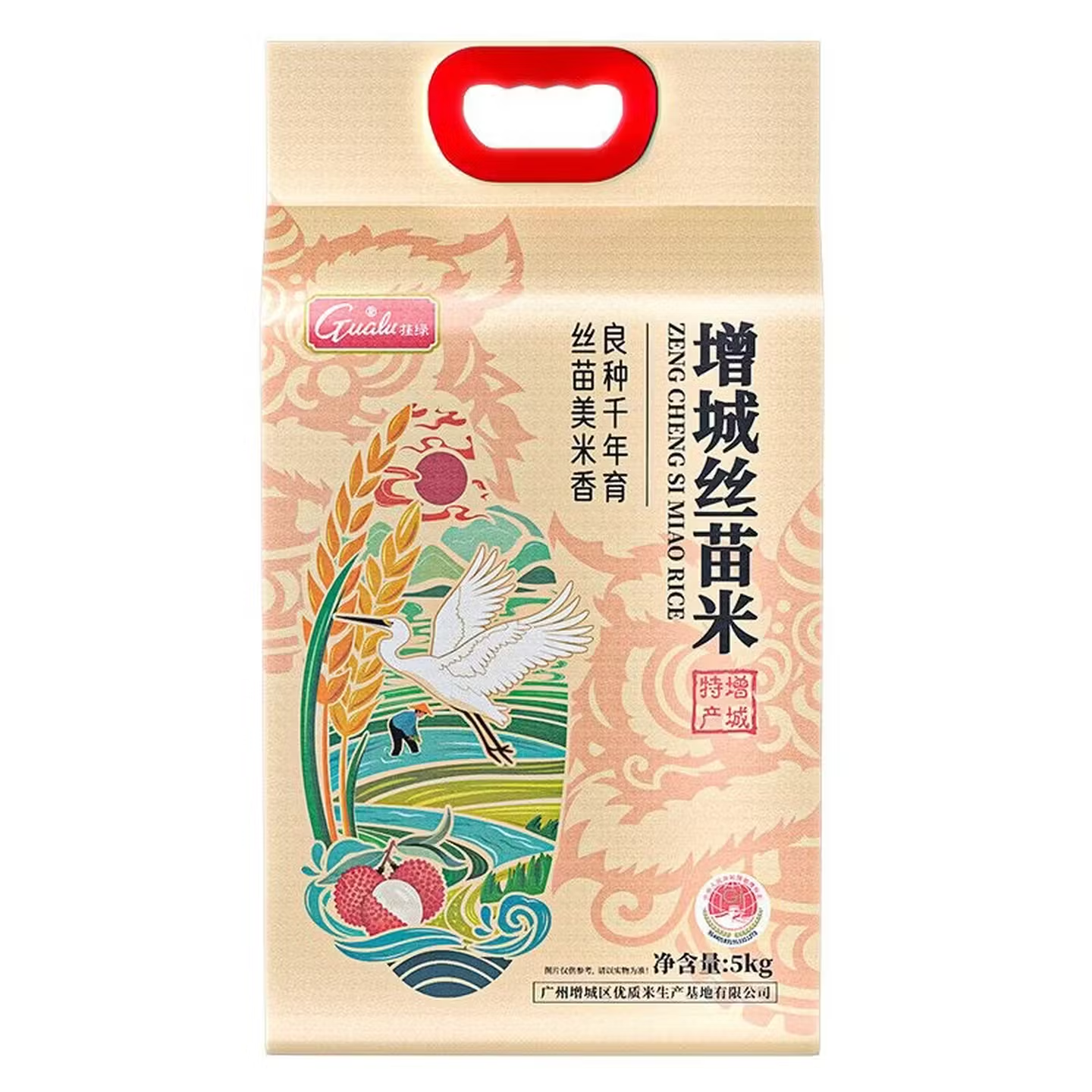 挂绿 经典增城丝苗米 5kg 袋