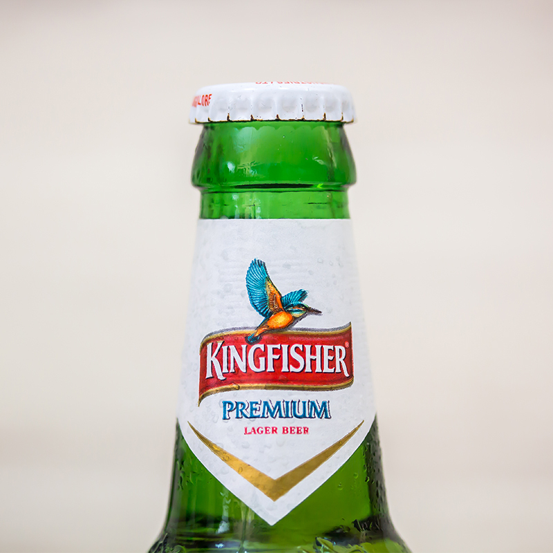 印度进口翠鸟啤酒清爽型拉格Kingfisher330ml *6瓶啤酒