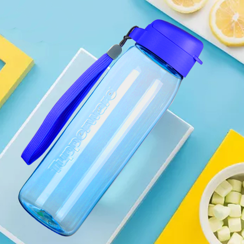 自营特百惠(tupperware)乐活塑料水杯750ml水杯子大容量便携运动水壶