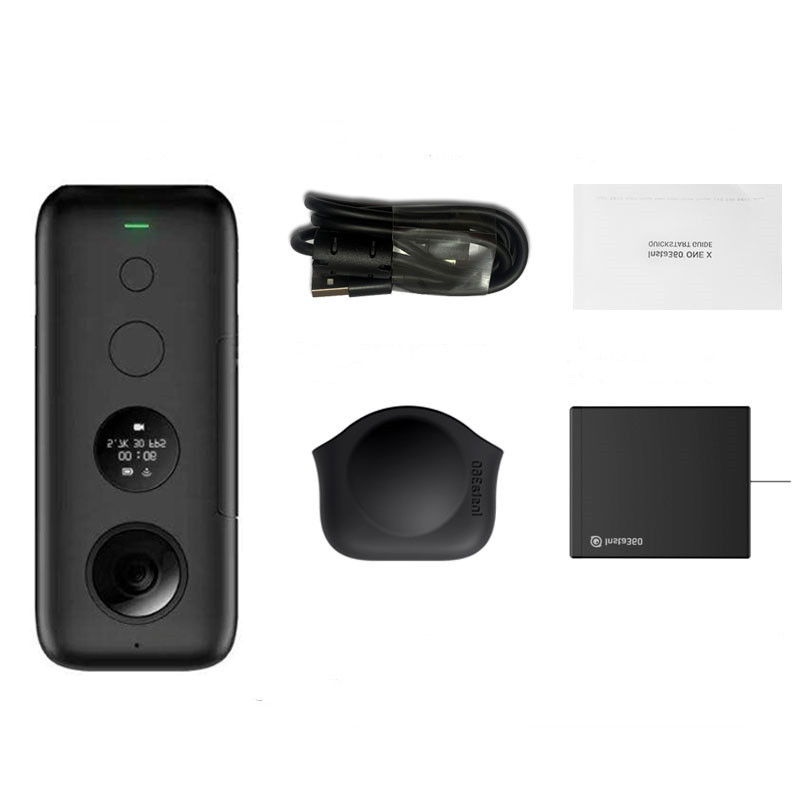 insta360 one x影石vr全景相机3D 黑色 官方标配 裸机