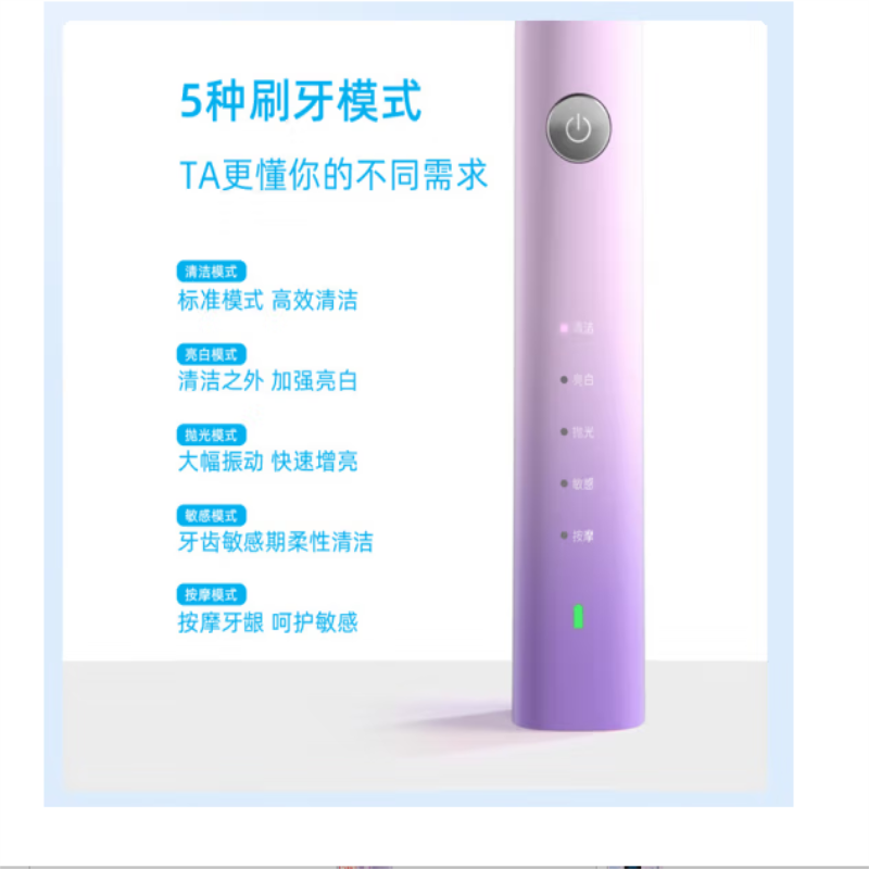 飞科(FLYCO)电动牙刷FT7105(颜色随机发)高清大图