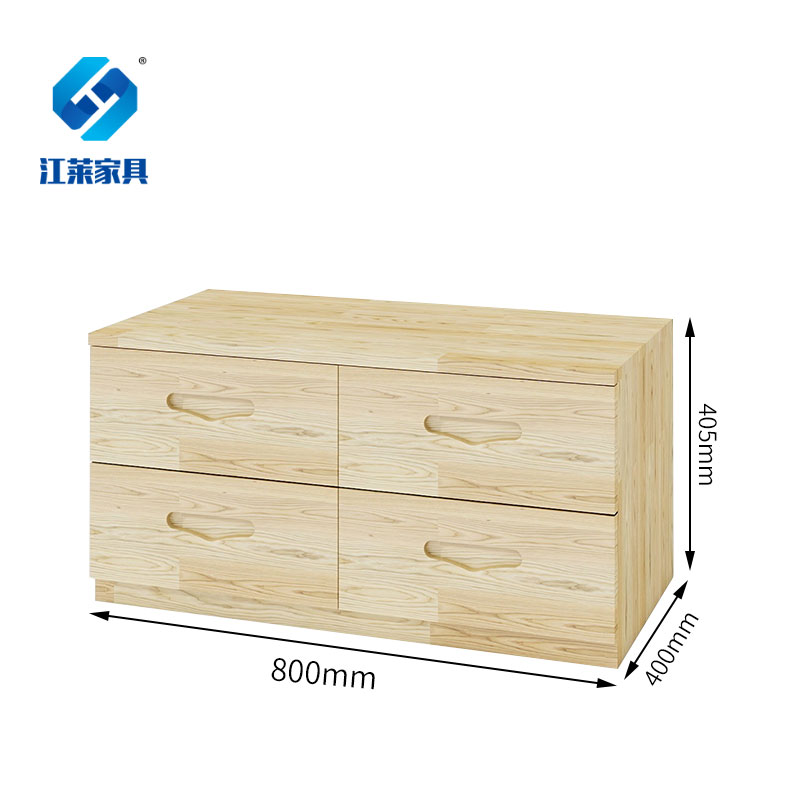 江莱实木床头柜800*400*405mm/JL-W39/组高清大图