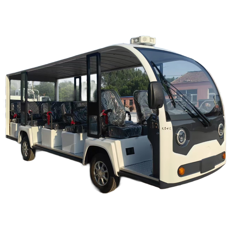 禾呈心采 电动观光车五排14座 接待车电动四轮摆渡车 锂电高配款