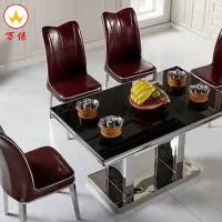 [万保]办公家具 电磁炉桌四人位 厨房餐桌
