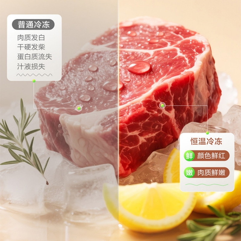 海尔十字对开门冰箱BCD-572WGHTD1BYCU1 572升三星级变频电脑控温麦香石彩晶面板高清大图