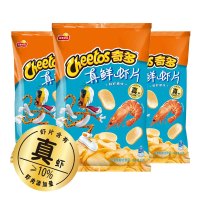 乐事 奇多真鲜虾片原味55克*3包