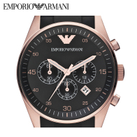 海外直邮欧美品牌原装进口包税EMPORIO ARMANI安普里奥阿玛尼手表奢华黑男表钢带手表男AR5905