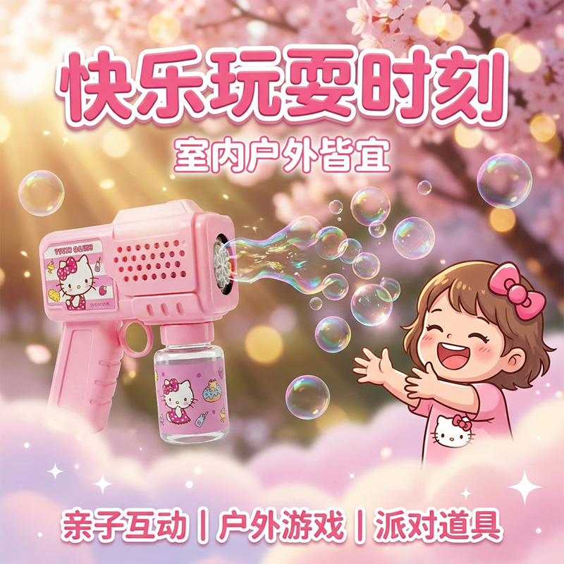 凯蒂猫电动泡泡枪3750高清大图