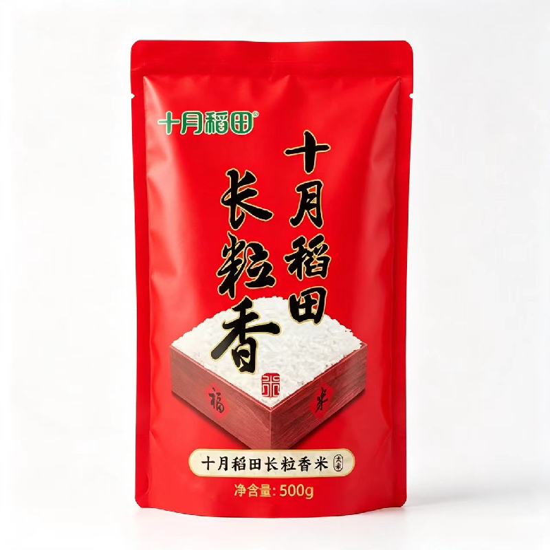 十月稻田长粒香大米500g 东北粳米一级 小袋试吃装真空锁鲜1斤装大米高清大图