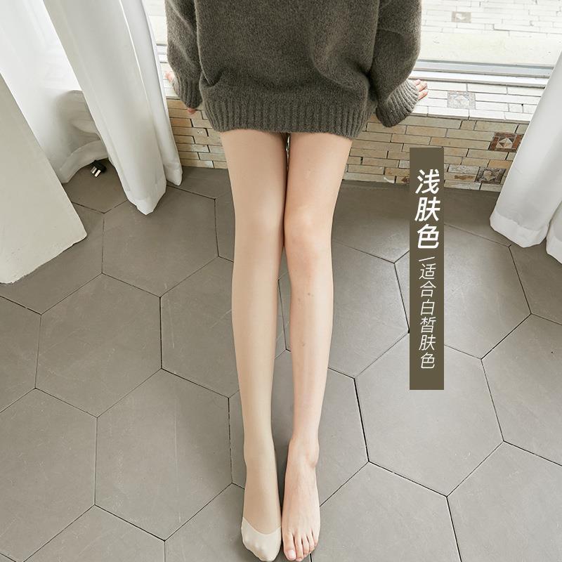 奶油巴士双层光腿秋天丝袜冬季打底裤任意剪心机踩脚连袜加厚