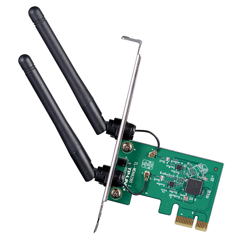 TP-LINK TL-WDN6280 AC1300双频无线PCI-E 5G双频台式机内置 wifi接收器(一个装)